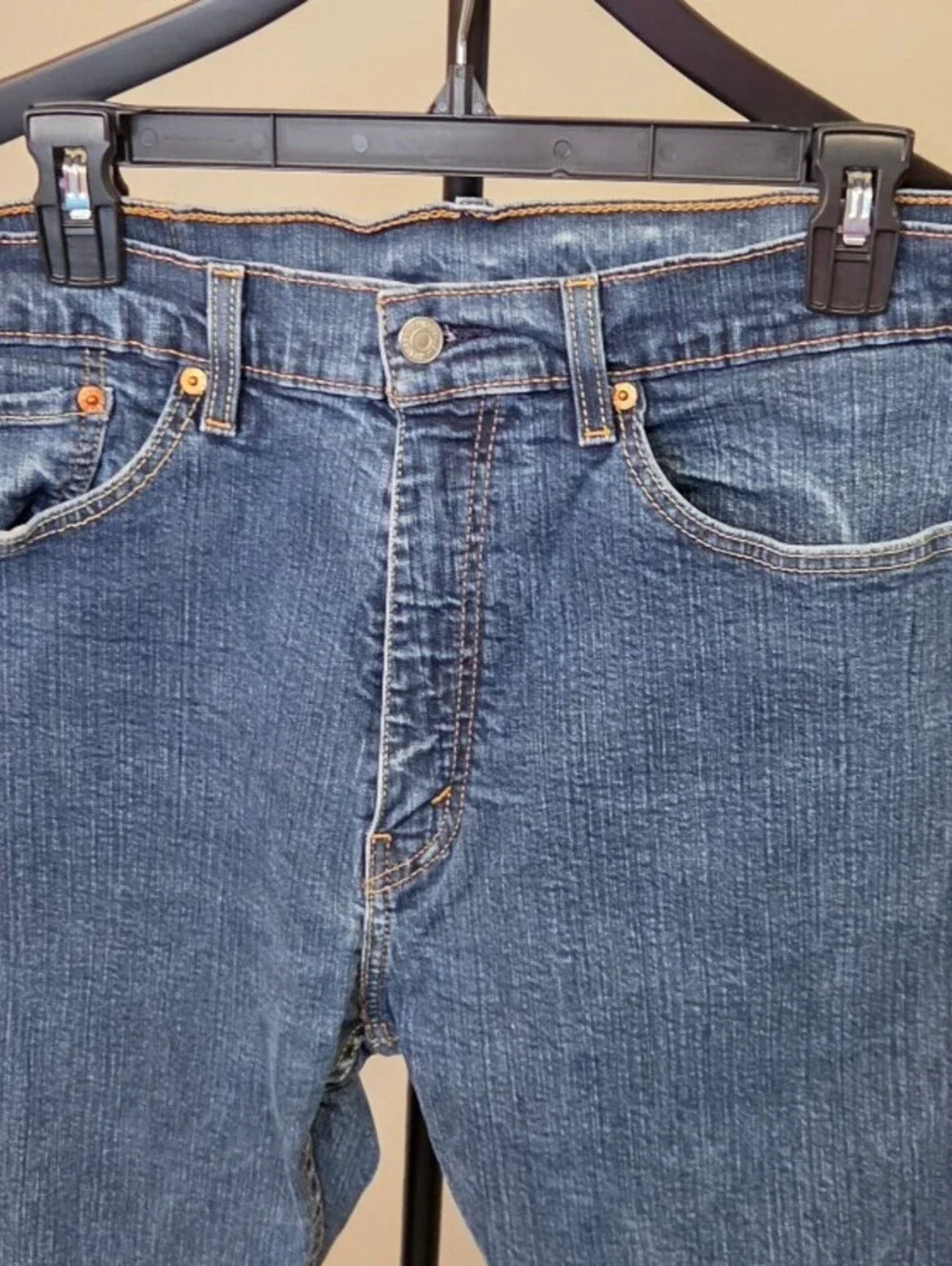 Levi's 505 Men's Blue Denim Jeans, Waist 36, Length 34